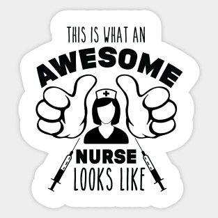 Nurse Love Nursing Student RN Life shirt Sticker